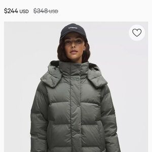 lululemon athletica Women wunder Puffer Jacket size 8 new